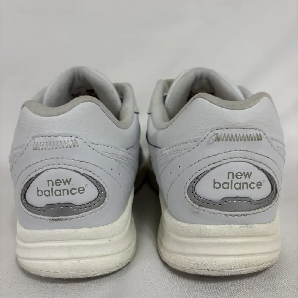 New Balance 577 Shoes Men's 9.5 2E Wide White Walking Hook and Loop Diabetic